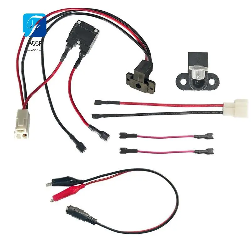 A55F-6V 12V 24V Runder Ladeanschluss für Kinder-Elektroautos, Ersatzteile