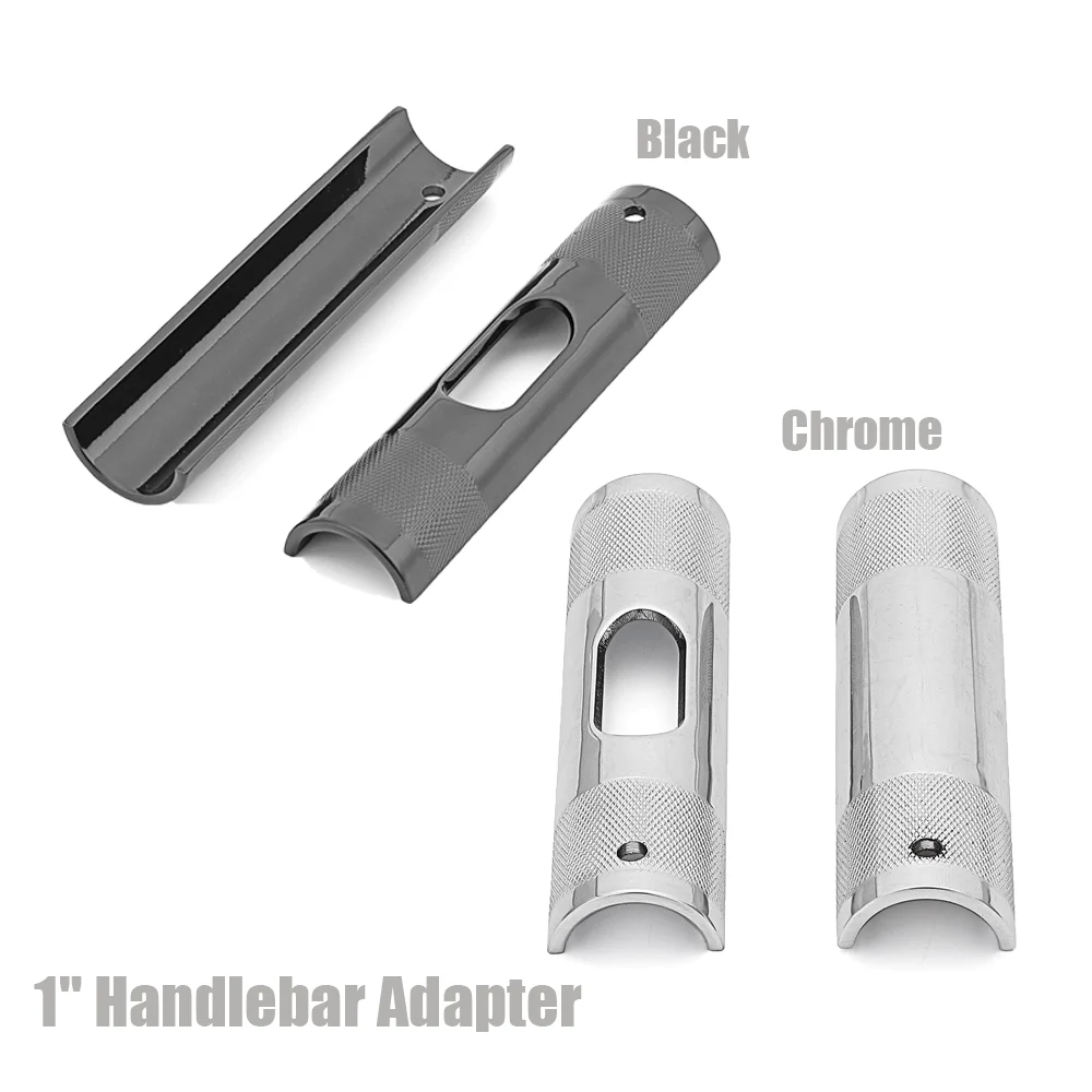 

Universal Upper & Lower 1'' to 1.25" Bar Handlebar Riser Adapter For Harley 1" Clamp Motorcycle Accessories