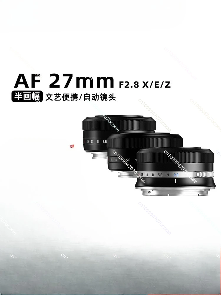 

2025 TTArtisan 27mm F2.8 Auto Focus AF APS-C Larger Aperture Lens for Fujifilm Fuji X-mount Camera