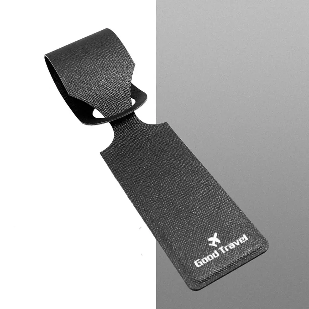 1 PCS Simple Colorful Luggage Tag Portable Airplane Suitcase Tag Durable Baggage Name Label For Unisex