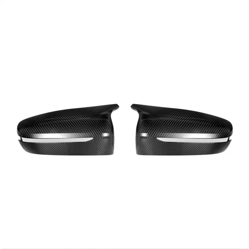 for BMW F90 M5 & Competition Left Hand Drive 17 - 24 Replaced Style Real Dry Carbon Fiber Rear Side View Mirror Cap Shell
