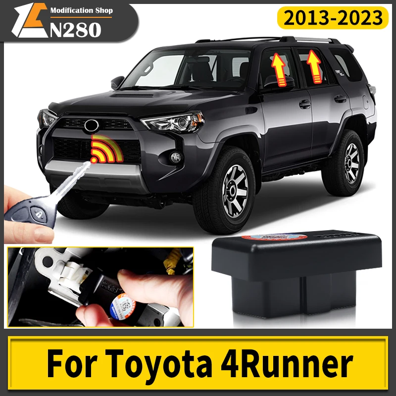 Lock Car Auto Close Window Automatic Lock Door OBD Module for Toyota 4Runner 2022-2010 2021 Interior Modification Accessories