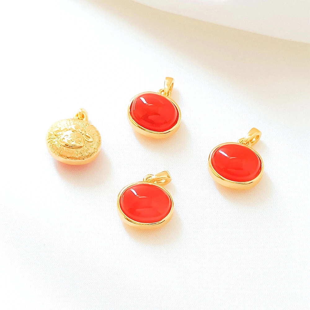 1 PCS Brass Coated Gold Inlaid - Jewelry Making Raw Materials 评论和价格