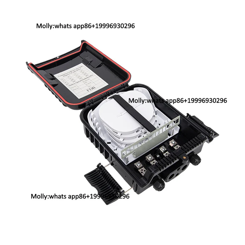 

APT APT-205 FTTH 16-Core Indoor/Outdoor Waterproof Optical Termination Box Fiber Optic SC Splitter Distribution PC+ABS