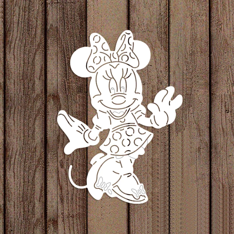 Disney Minnie Mouse wykrojniki dziurkacz dla DIY Scrapbooking tłoczenie kartek papierowych rzemiosło Making nowy 2022. zwierzęta wycinane