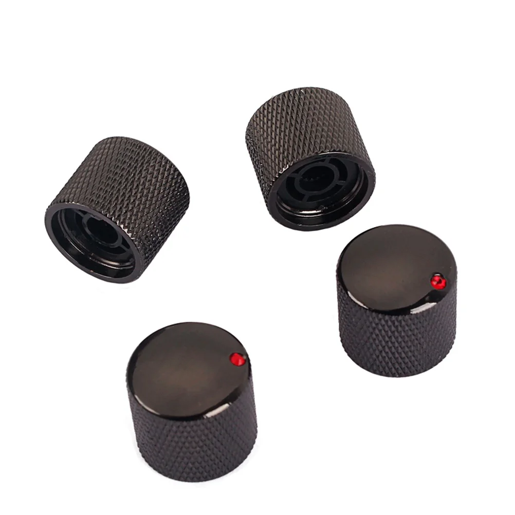 

4PCS Set Guitar Volume Tone Control Knobs Rotary Iron Knobs for Electric Guitar Parts Replacement guitar knobs