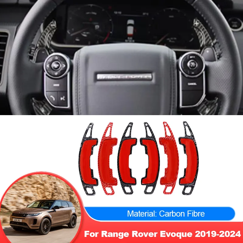 

Car Steering Wheel Shift Paddle DSG Extend Shifters Sticker Gear Accessories for Land Range Rover Evoque L551 MK2 2023 2019~2024