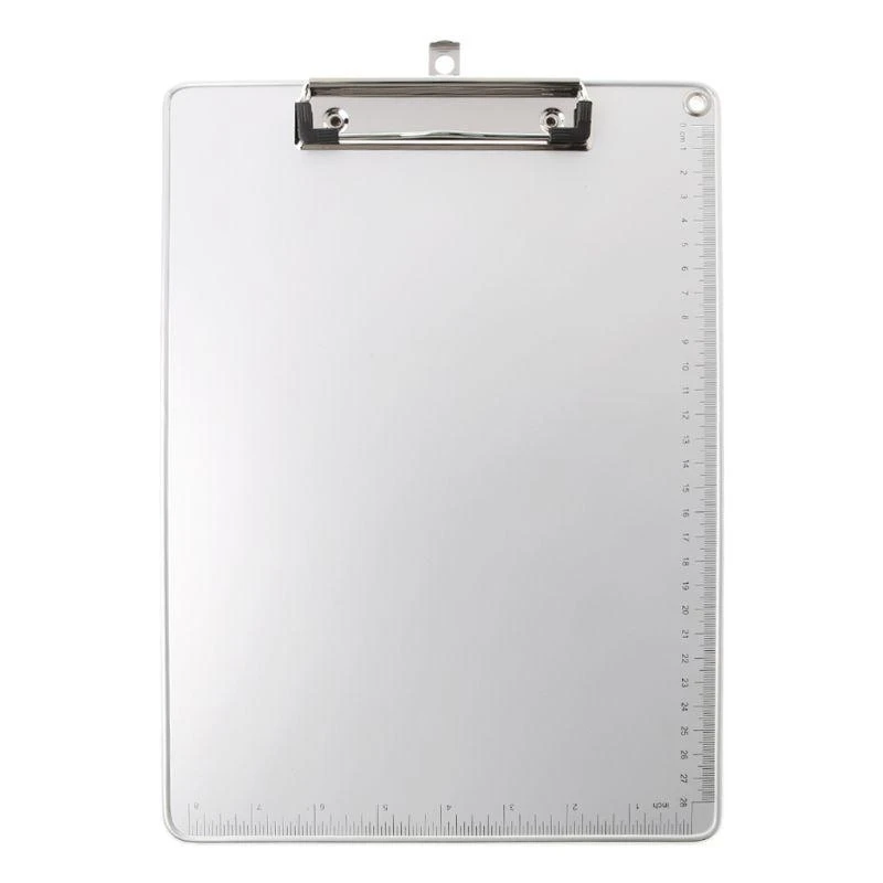 

Portable Aluminum Alloy Writing Clip Board Antislip File Hardboard Paper H