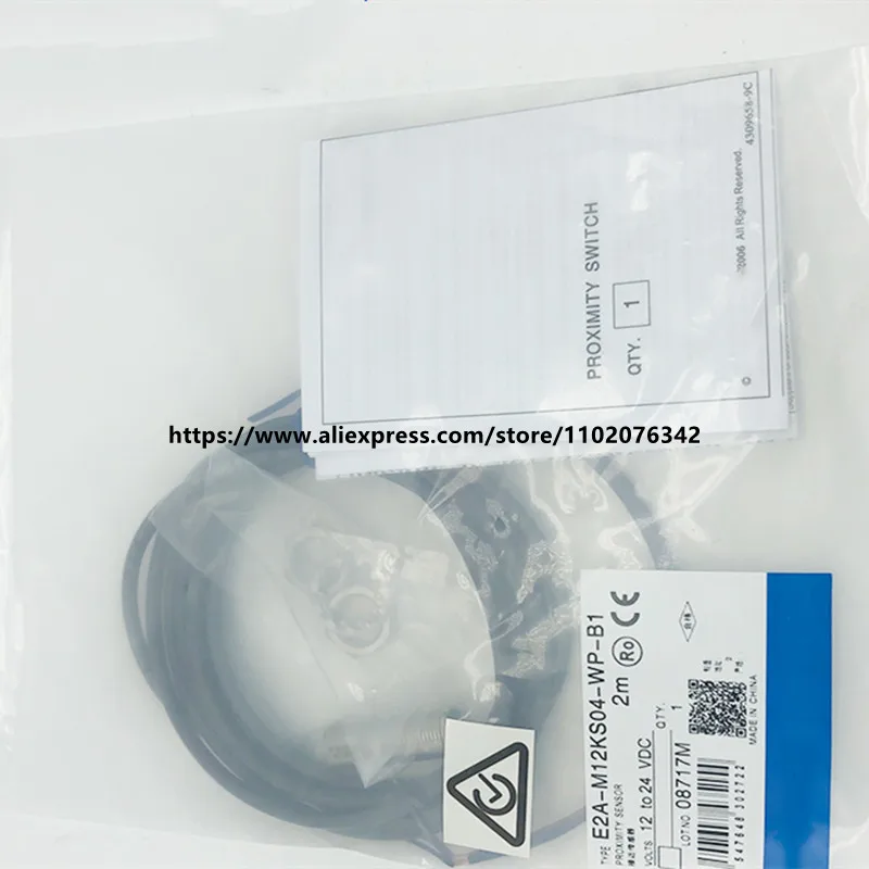 

3PCS New proximity switch E2A-M12LS04-WP-B1 E2A-M12LS04-WP-C1 E2A-M12LS04-WP-B2 E2A-M12LS04-WP-C2