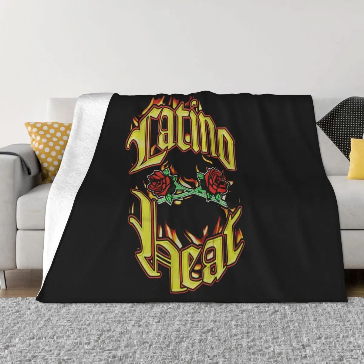 Vintage Rare Latino Heat Wwf Eddie Guerrero Size S 2Xl Reprint Humour New Print New Brand Brand New Throw Blanket