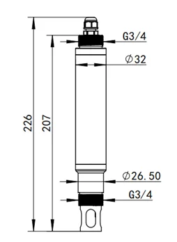 2026 OEM و ODM يدعم مقياس درجة الحموضة الصناعية المخصصة RS485 لتحليل السائل في البناء البلاستيكي نطاق 0-14 درجة الحموضة