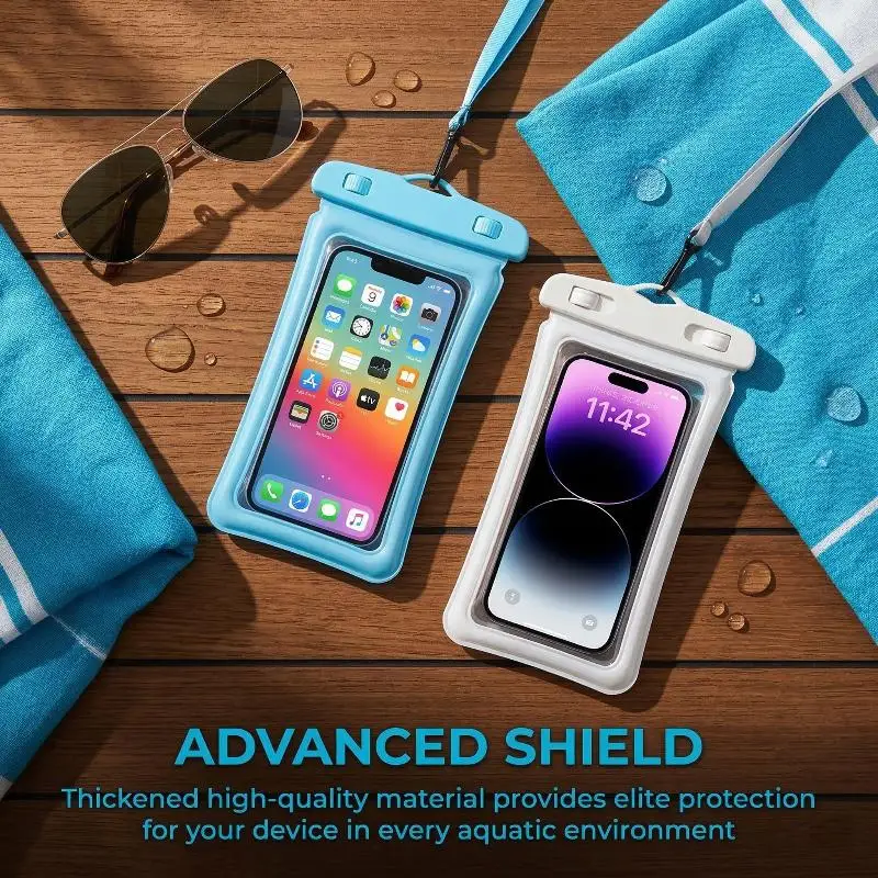New Outdoor Universal Dry Bag Waterproof Pouch Case Secure Phone Holder Swimming Beach Floating for Pool Surfing Snorkeling Use