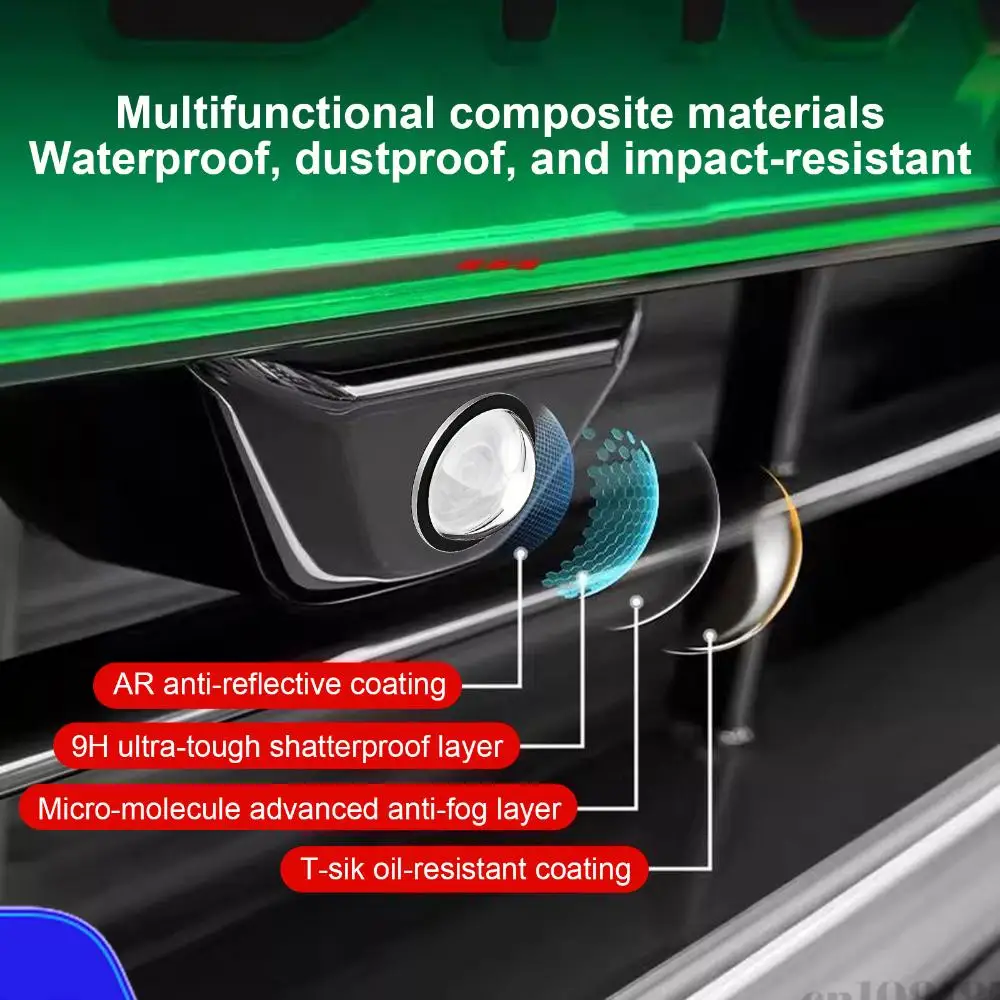 Lens Guard Protective Cover for Tesla Refreshed Model Y Lens Guard High-Transparency Design Anti-Scratch Easy Installation