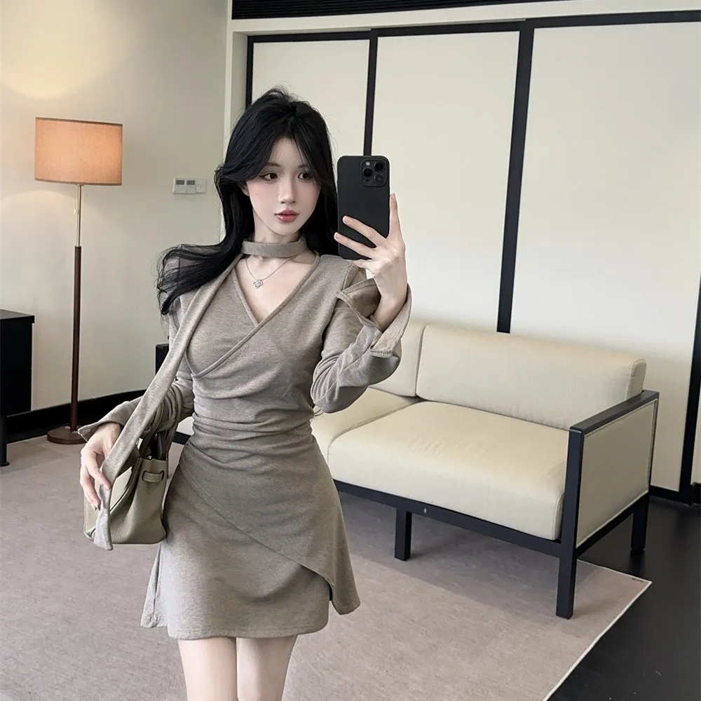 

Pure Desire, осень-зима, облегающая юбка с v-образным вырезом, сексуальная юбка с разрезом на талии, с завязкой на талии и Sa