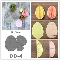 New 2023 Christmas Metal cutting dies 3D Folding Ball Egg PenNewt Card Gift Package Scrapbooking Frame Card Craft No Stamps