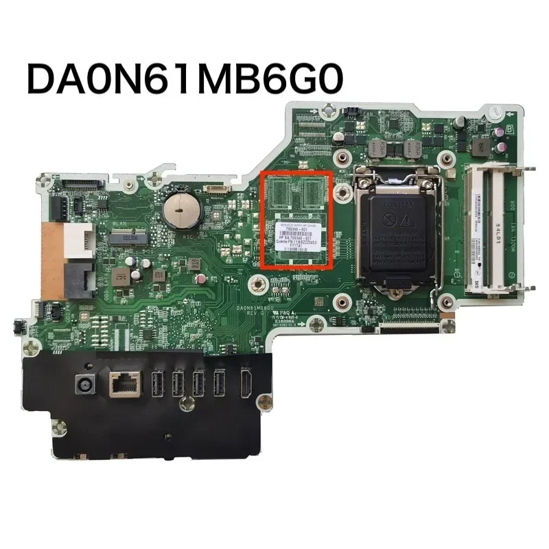 For HP 23-Q TPC-Q017-23 All-in-one Motherboard DA0N61MB6G0 799346-601 799346-001 Mainboard100%Tested OK Fully Work Free Shipping