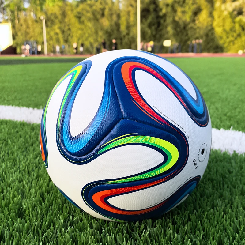 Balón de fútbol tamaño 5, pelotas profesionales para adultos, sin costuras, unidas, alta elasticidad, adiestramiento al aire libre, fútbol suave de PU