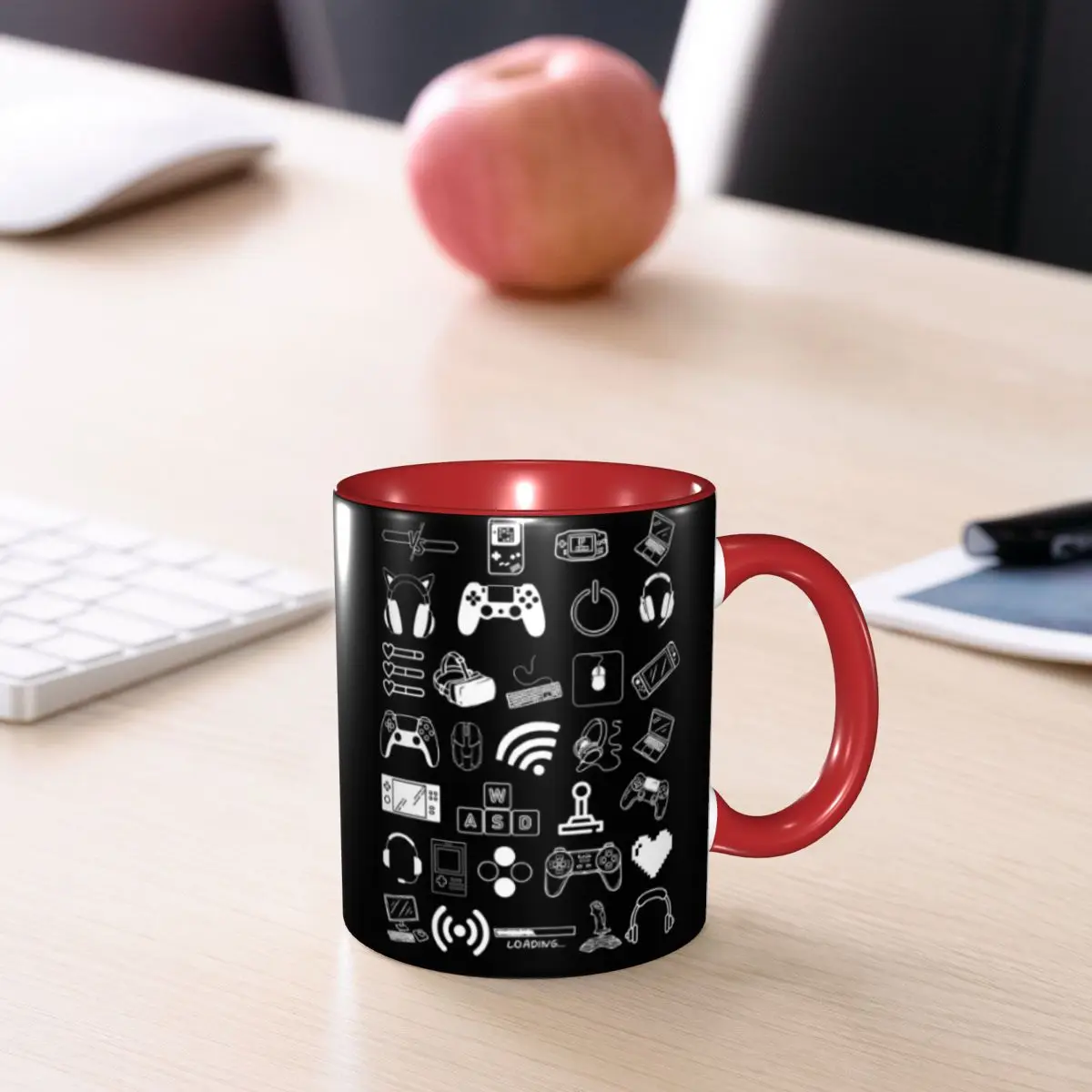 Gamer Controller Video Game Gaming Gamepad Mug Funny Ceramic Coffee Cups Tea Mugs Milk Cup Drinkware Gift for Woman Man