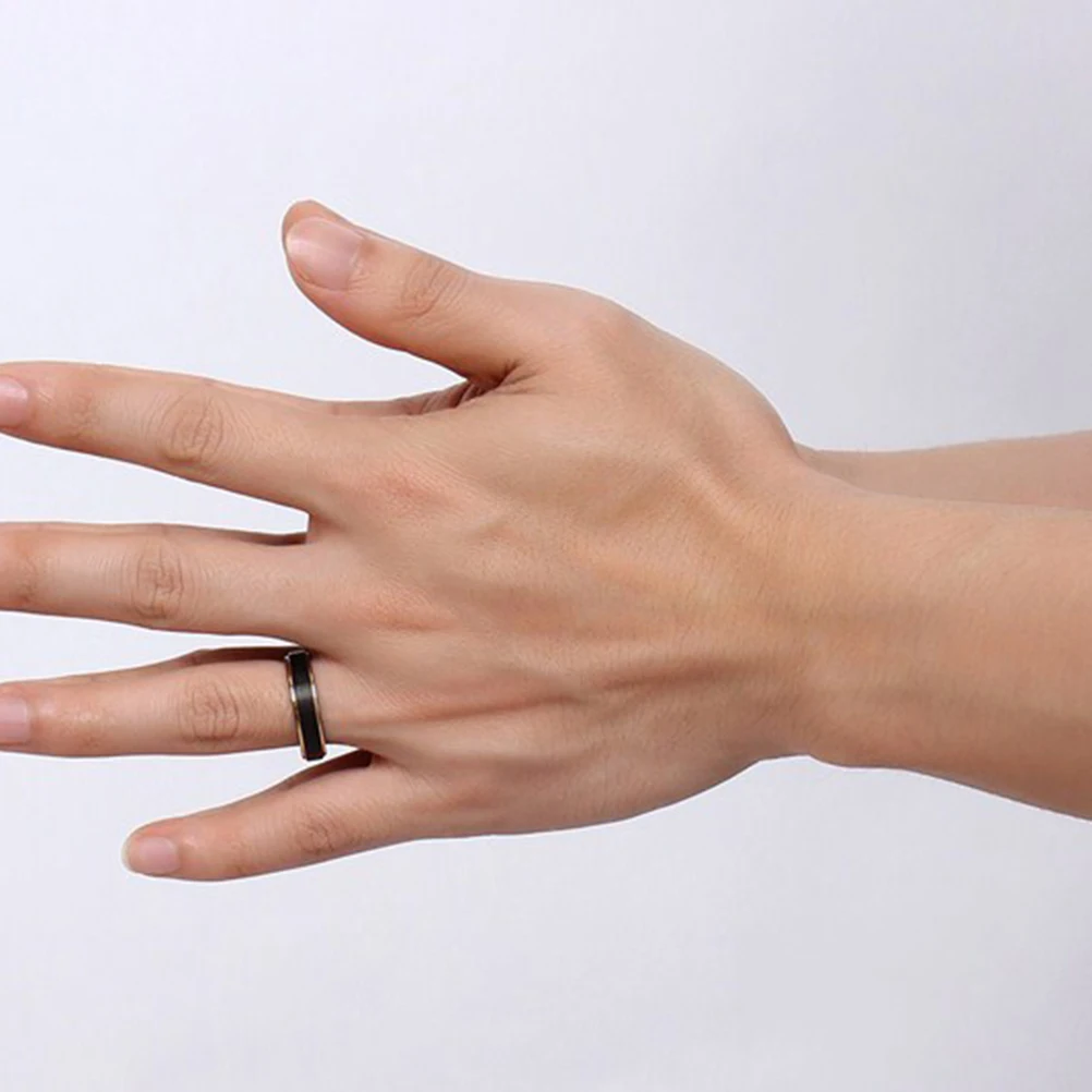 

Tungsten Wedding Bands Men Jewelry Stainless Decoration Man The