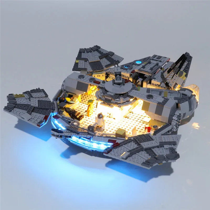 LEGO Star War Millennium용 DIY LED 조명 키트, 팔콘 LJ99022 와 호환 가능, 블록 모델 없음