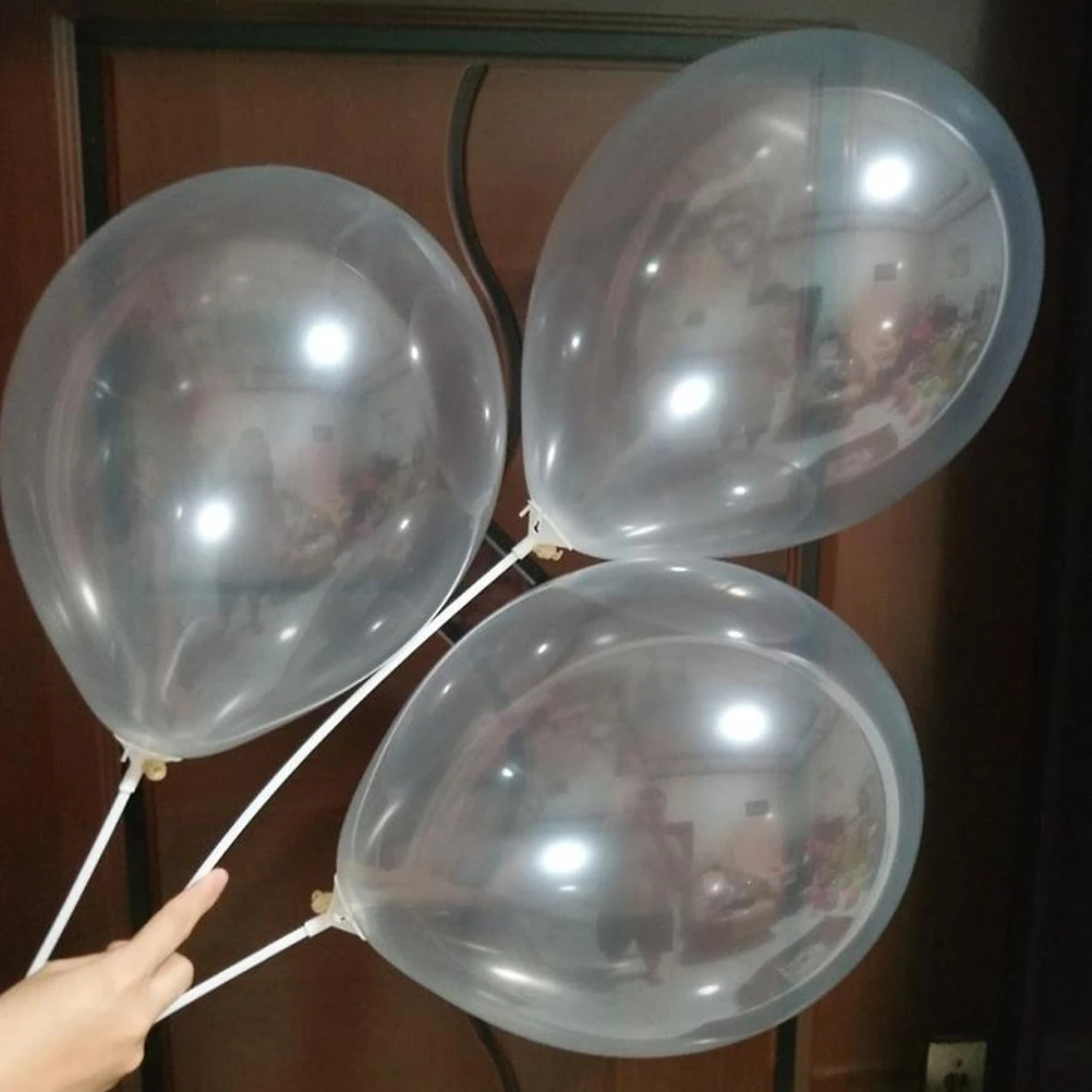 

200 Pcs Balloon Props Shower Decorations Large Clear Balloons Wedding Bubbles Decorate Transparent