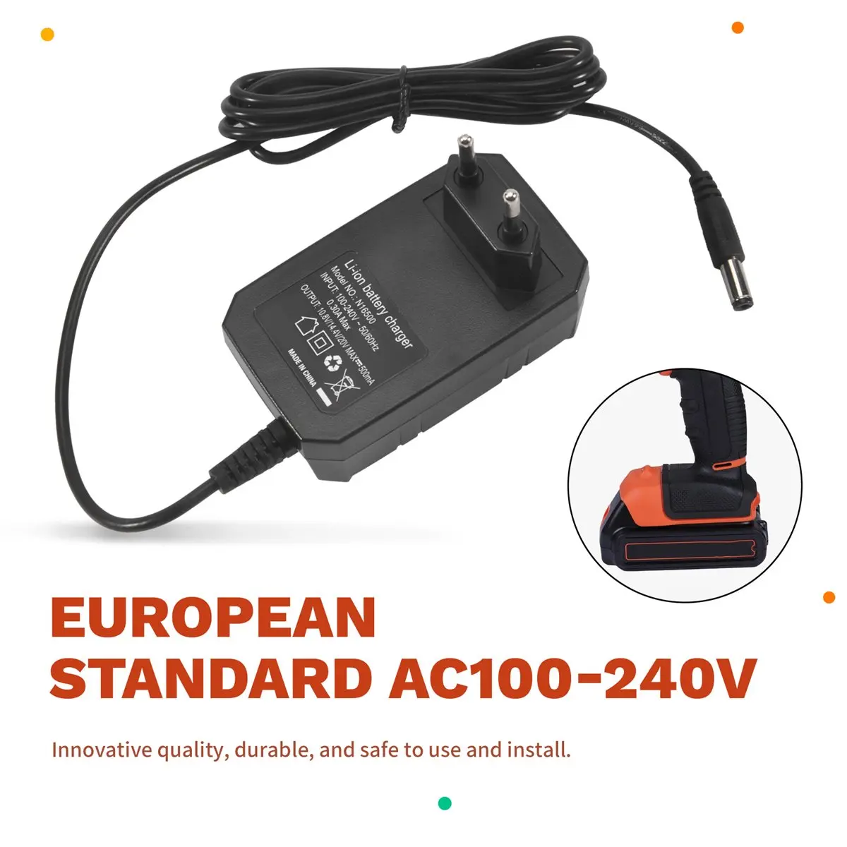 

Зарядное устройство A75K для литиевых аккумуляторов 10.8V 14.4V 20V LBXR20 LB20 LBX20 LBX4020 для электродрелей и шуруповертов, вилка стандарта ЕС