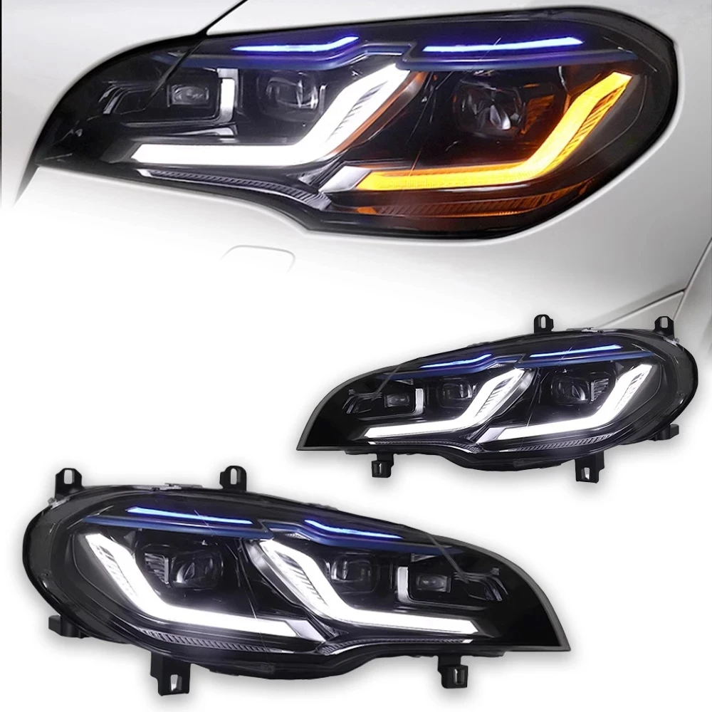 Car Lights For BMW X5 E70 LED Headlight 2007-2013 X5M Front Projector Lens Design DRL Signal Lamp Automotive Accessories