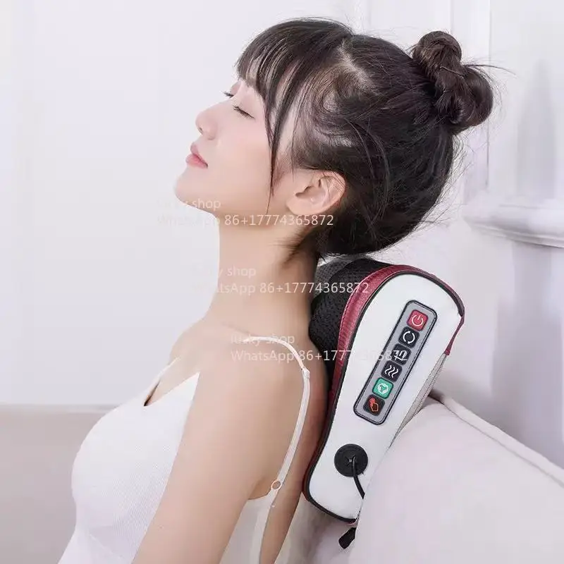Cervical Massager Full Body Back Waist Massage Multifunctional Kneading Cushion Home Massage Pillow