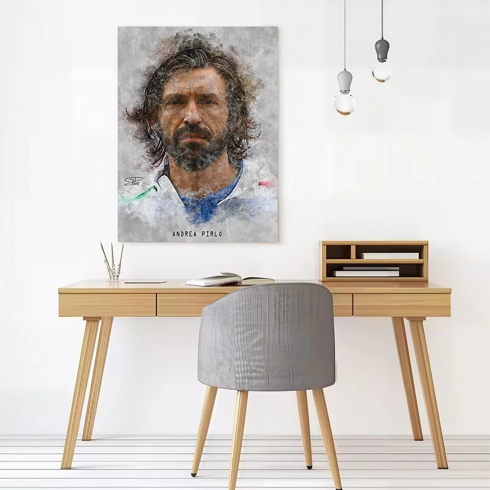 Andrea Pirlo Poster Customizable Printed Canvas Painting for Pictures Wall Art Decorative Paintings Bedroom Decoration Wand Deko