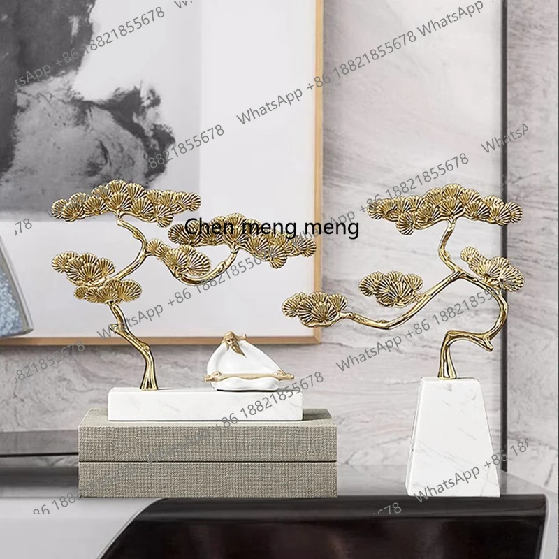 

Ornament Living Room Entrance Wine Cabinet Office Desktop Bookshelf Model Room Welcome Pine Ornament