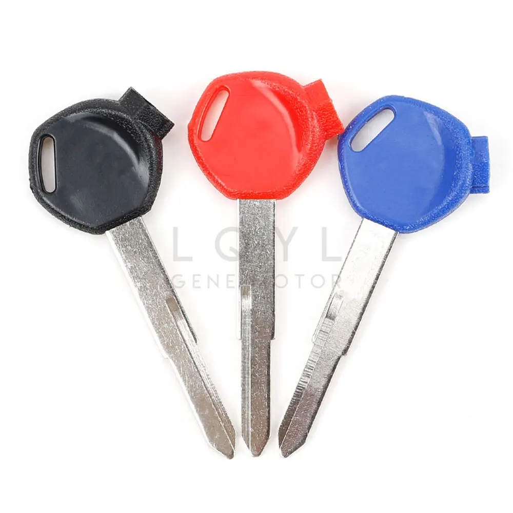 3Pcs Blank Key Motorcycle Replace Uncut Keys For HONDA scooter A magnet Anti-theft lock keys Zoomer DIO 56 Z4 Z125 SCR100 WH110