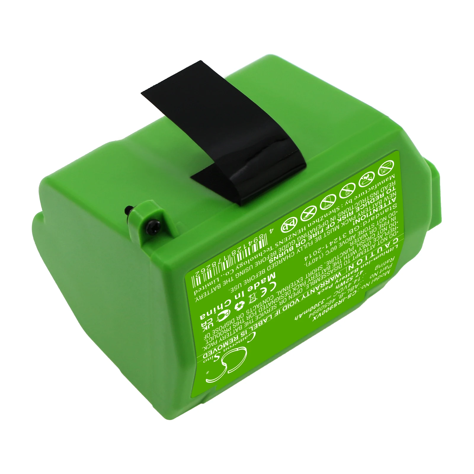 Vacuum Battery For iRobot:4650994,ABL-B,Roomba S9,S955020,Roomba S9+--3300mAh / 47.52Wh-- Li-ion -- 14.40V