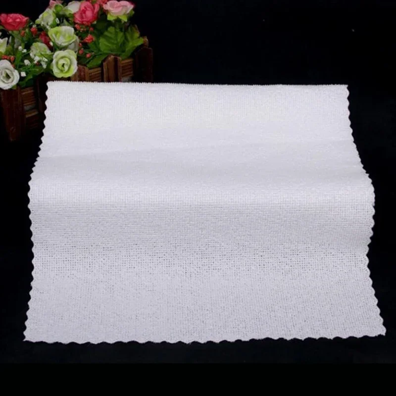 5pcs Large Size 30*70cm White Kitchen Cleaning Cloth Superfine Fiber Towel Washing Dish Car Care Clean Scouring Pad Housework