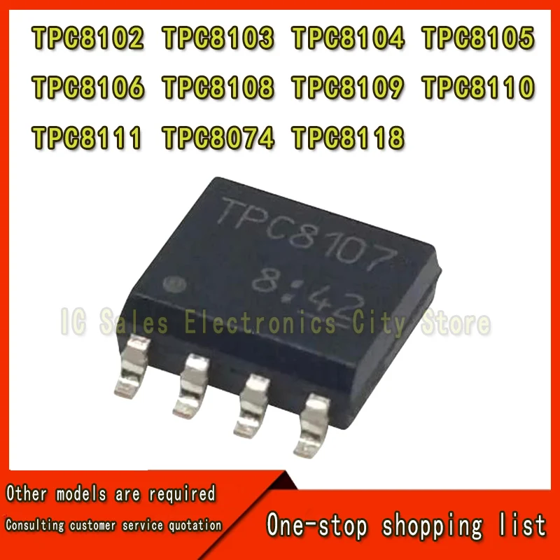 (10 Stuks) 100% Nieuwe Tpc8102 Tpc8103 Tpc8104 Tpc8105 Tpc8106 Tpc8108 Tpc8109 Tpc8110 Tpc8111 Tpc8074 Tpc8118 Sop-8 Chipset