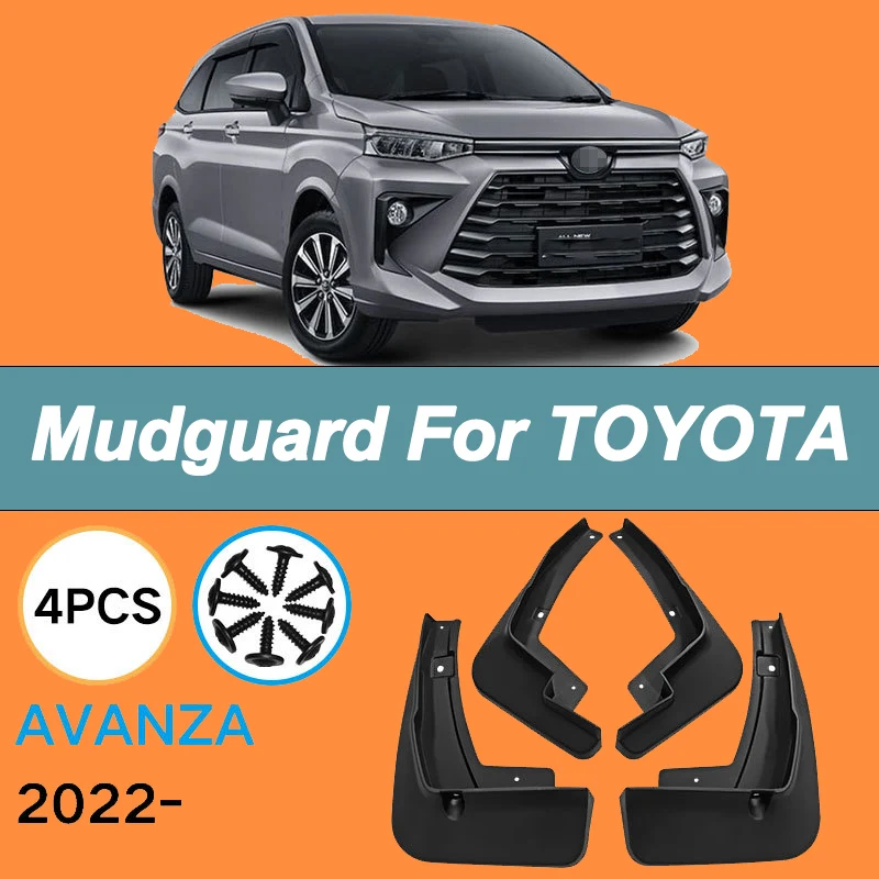 

Для TOYOTA Avanza 2022-2025 автомобильные шины, брызговики, водонепроницаемые, предотвращающие брызги, автомобильные брызговики, накладка на крыло, 4 шт., аксессуары