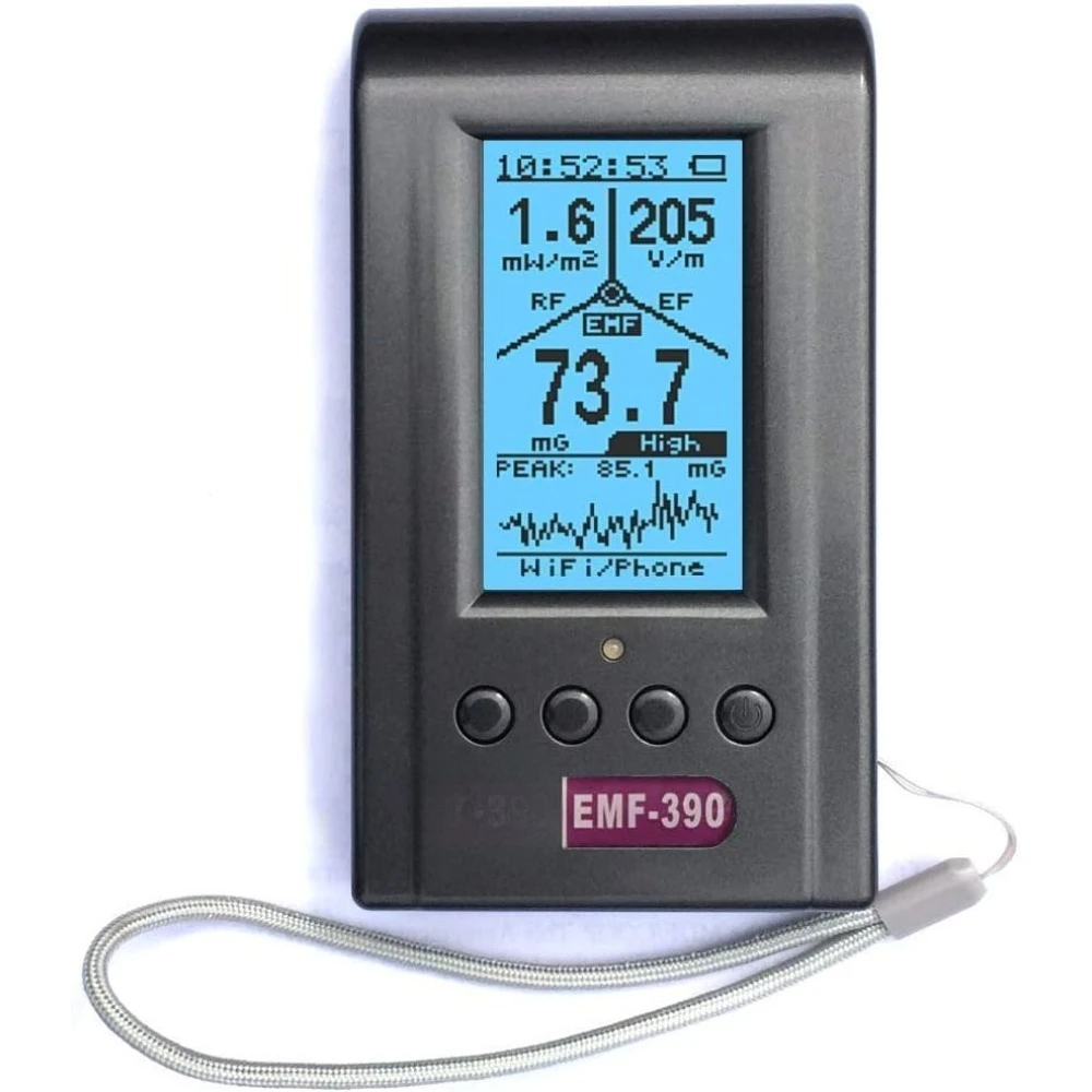 

Усовершенствованный многополевой измеритель электромагнитного излучения EMF-390 3 в 1, ЭДС, ЭДС, радиочастотный детектор, 5G, умный измеритель, тестер сигнала Wi-Fi