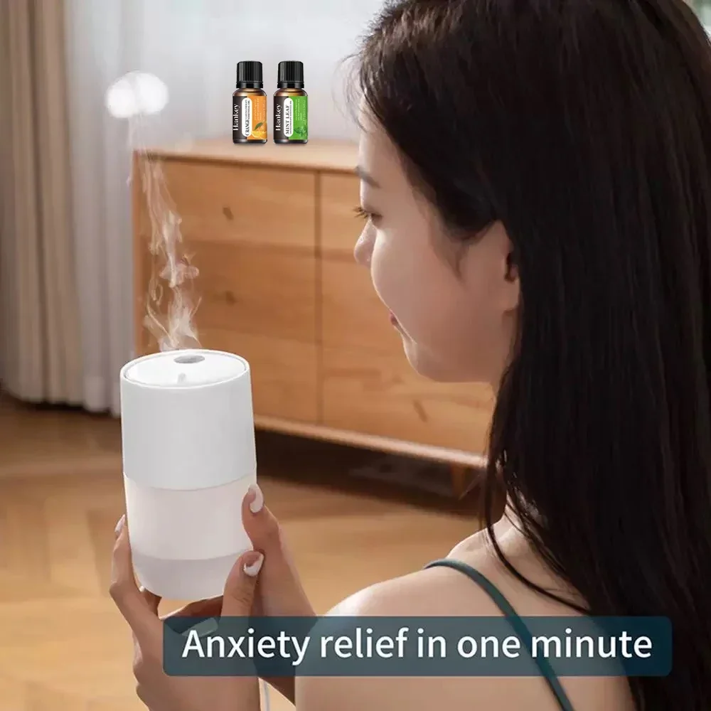 

Диффузор эфирного масла 300 мл, ультразвуковой увлажнитель и очиститель воздуха с 7-цветным светодиодным ночником | Тихая работа, включает расслабление