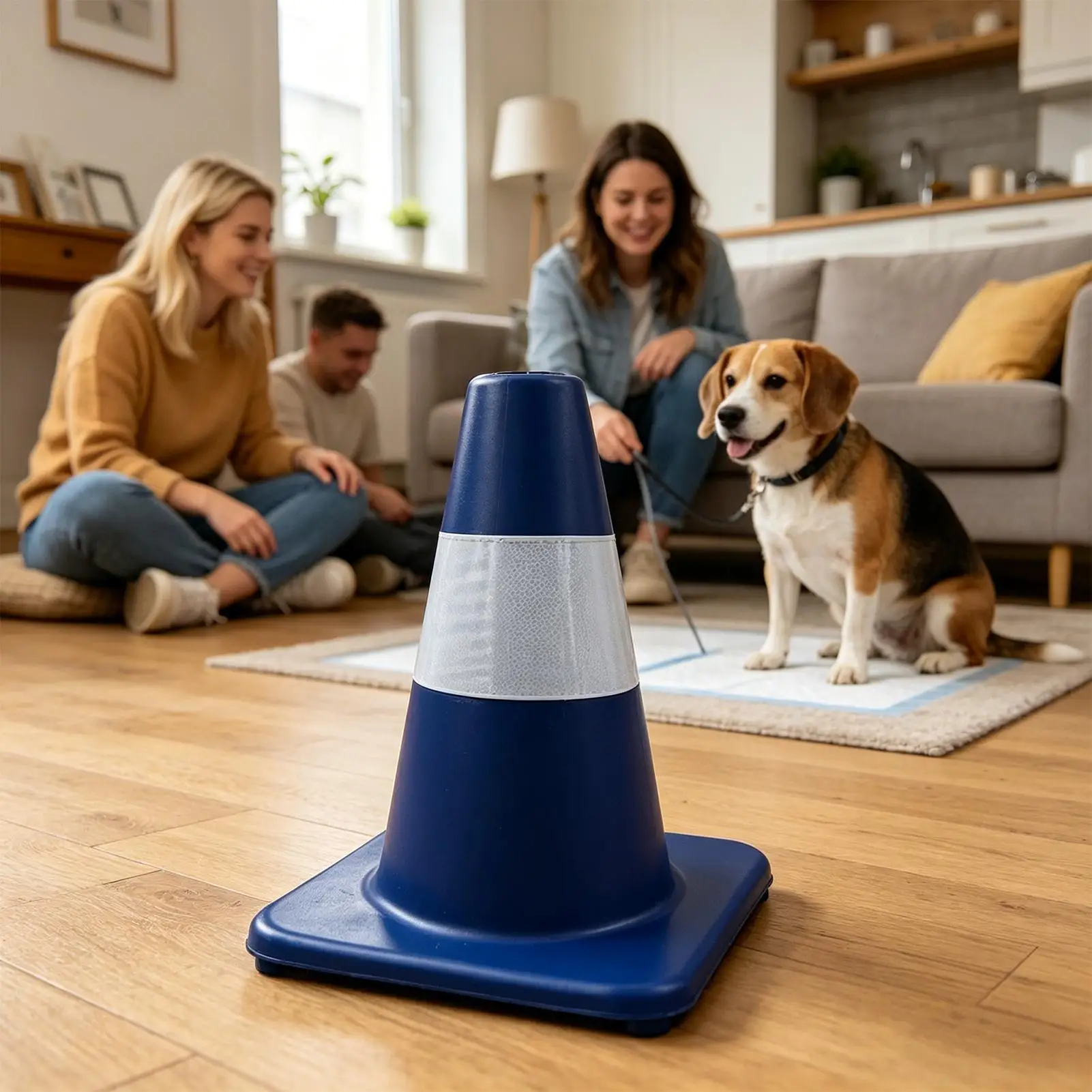 Indoor Dog Pee Post Vertical Urination Trainer Stable Column for Small Medium Dogs Apartment Potty Training Supplies