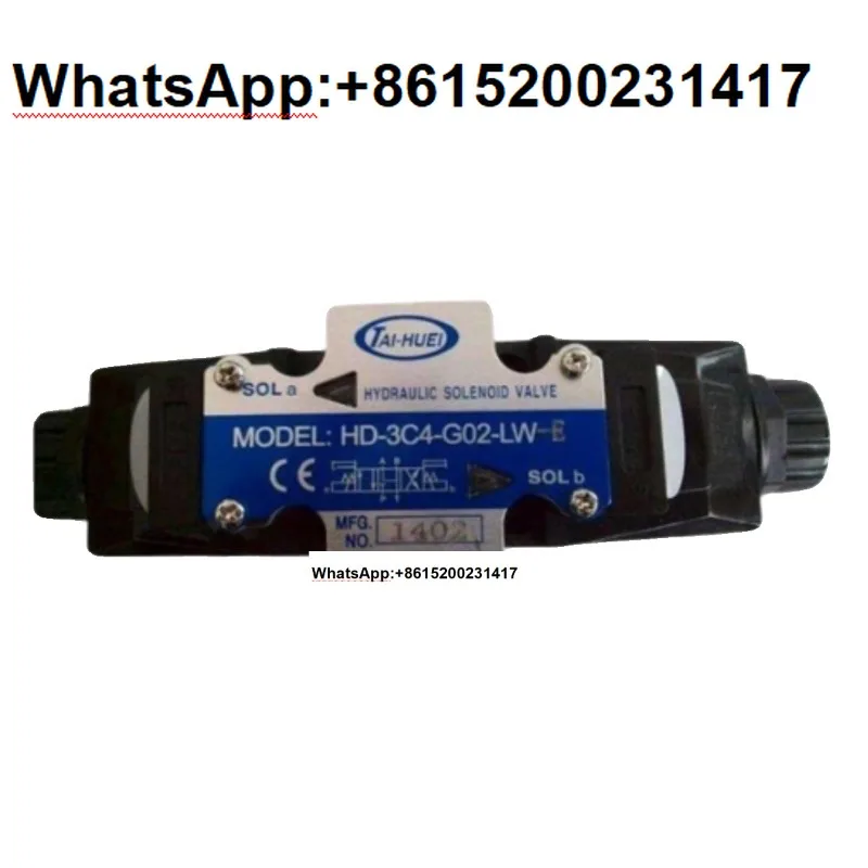 

Taiwan Taihui TAI-HUEI hydraulic solenoid valve HD-G02-2B2-HD-3C2-G03-DL2B2L 2B3