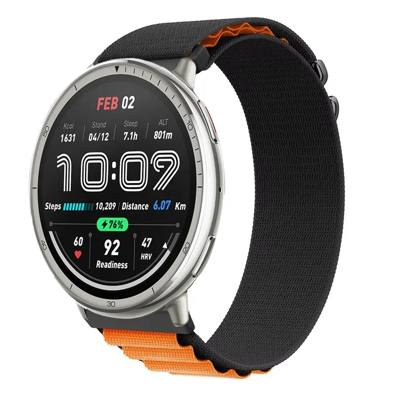 Нейлоновый ремешок Alpine 20 мм 22 мм для Amazfit Active 2 GTS 3 4 Мини-браслет Amazfit BIP 6 5 Balance GTR 4 Ремешок Correa