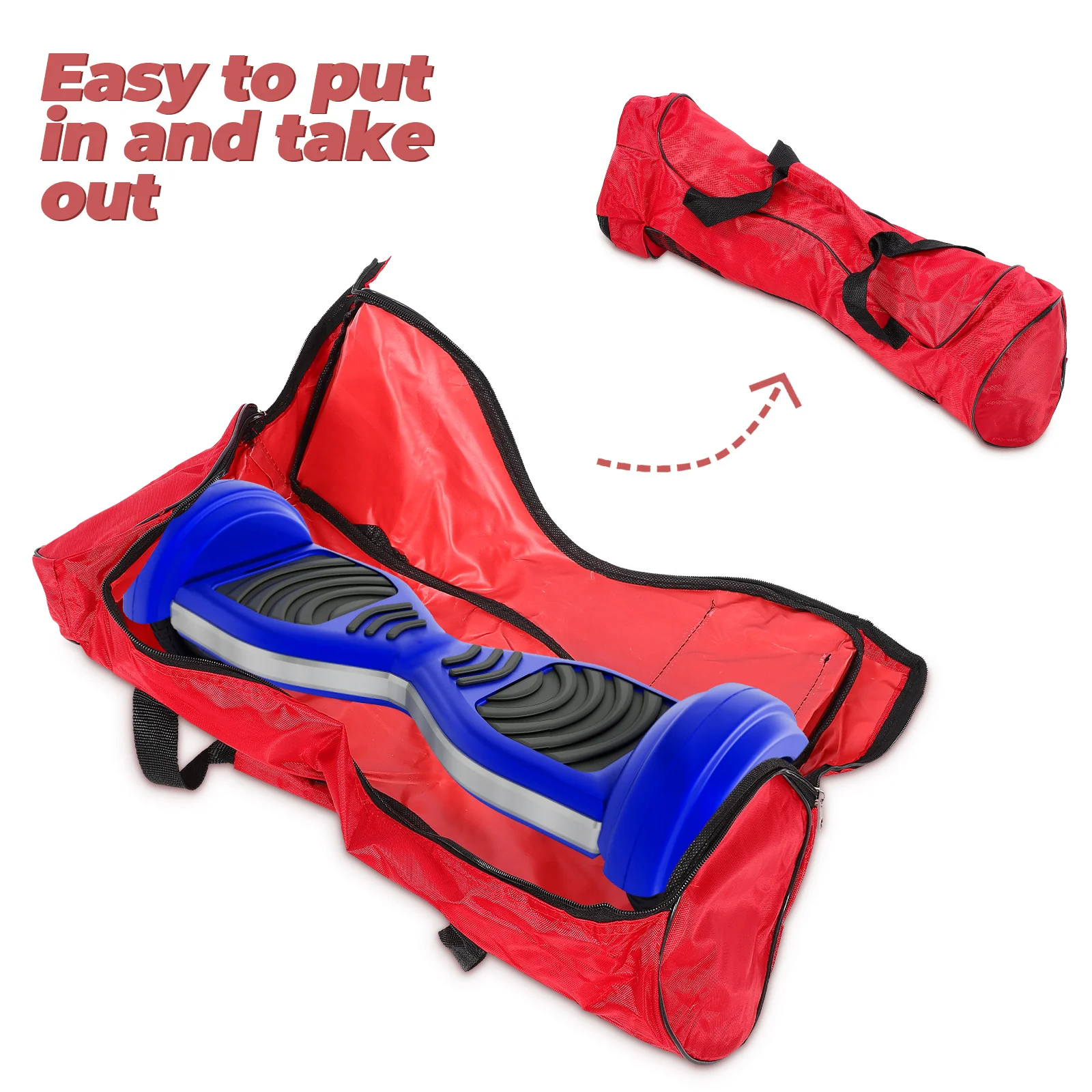 

6 .5" Tote Bag Hand Bags Balance Car Accessories Red Self Balancing Scooter Carrier
