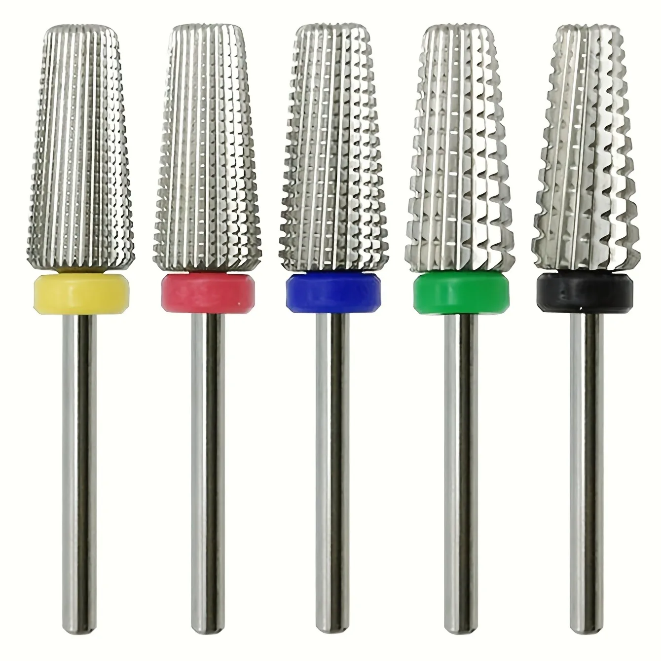 1pc or 5pcs Tungsten Steel Nail Drill Bit - 3/32 Inch Shank, for Quickly Removing Acrylic and Hard Gel Nail Tools