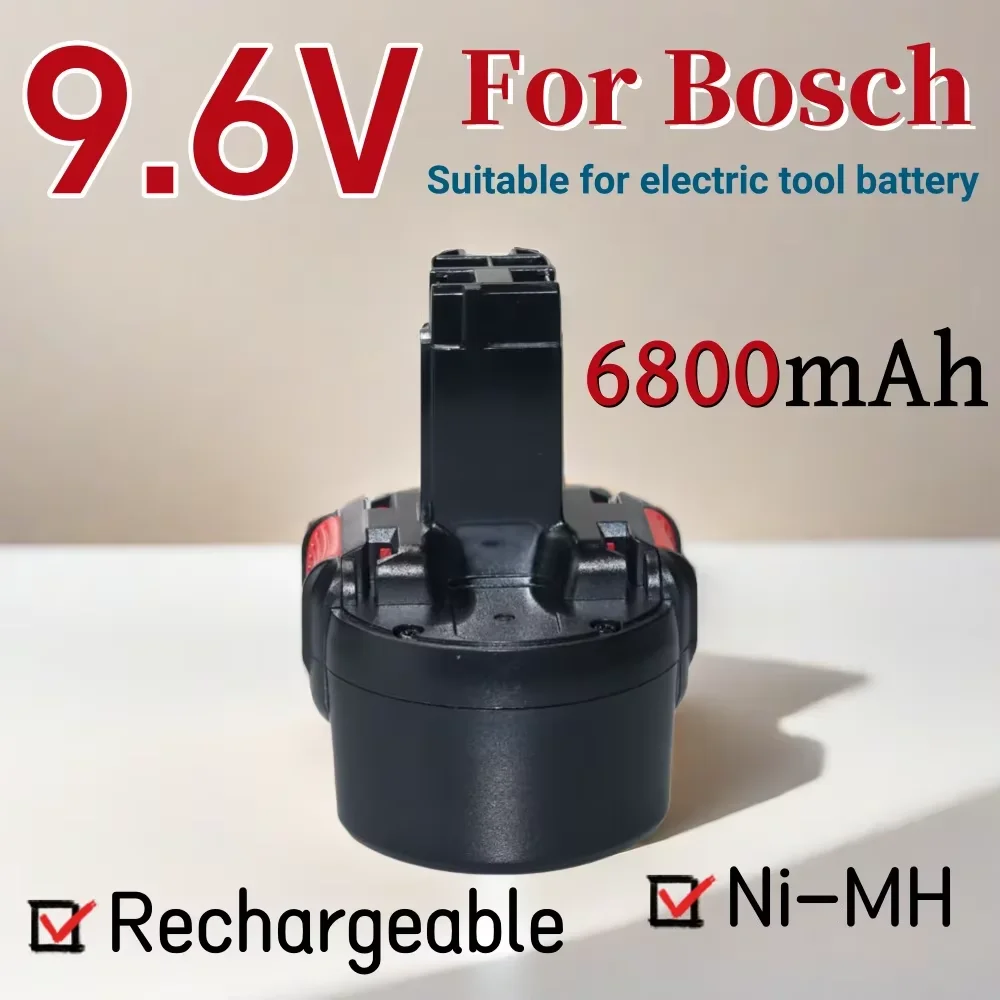 

For Bosch PSR 960 BH984 BAT048 BAT119 9.6V-6800mAh Bosch Ni-Cd Rechargeable Battery Power Tools Battery
