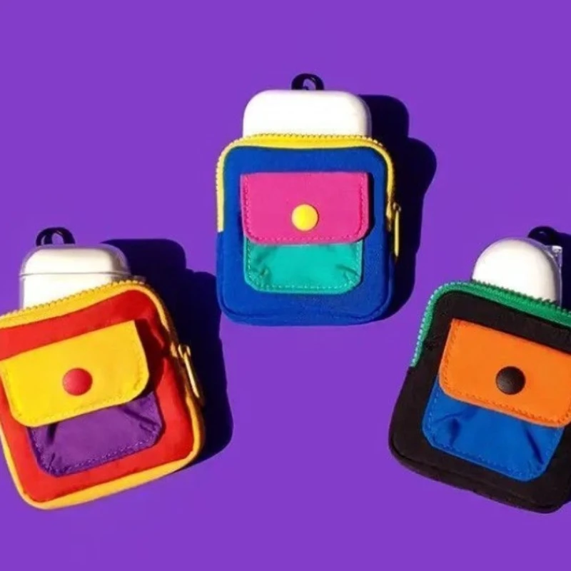 

Портативная сумка для хранения, 1 шт., маленькая подвесная сумка, сумка для наушников Bluetooth, сумка для губной помады, сумка для монет, сумка для переноски, сумка для удостоверения личности