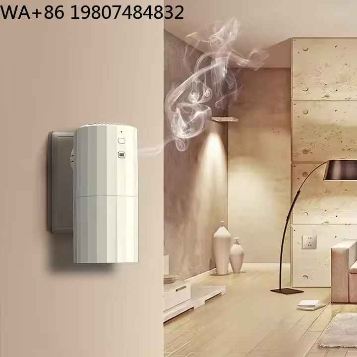Wall Plug Portable Waterless Essential Oil Nebulizer Wifi Smart App Control Silent Fragrance Sprayer Lightweight Air Freshener