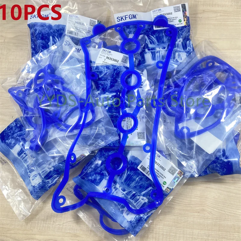 10PCS Engine Aluminum Valve Cover Gasket For Buick Excelle 1.6L Chevolet Aveo Daewoo Kalos Lanos 96353002