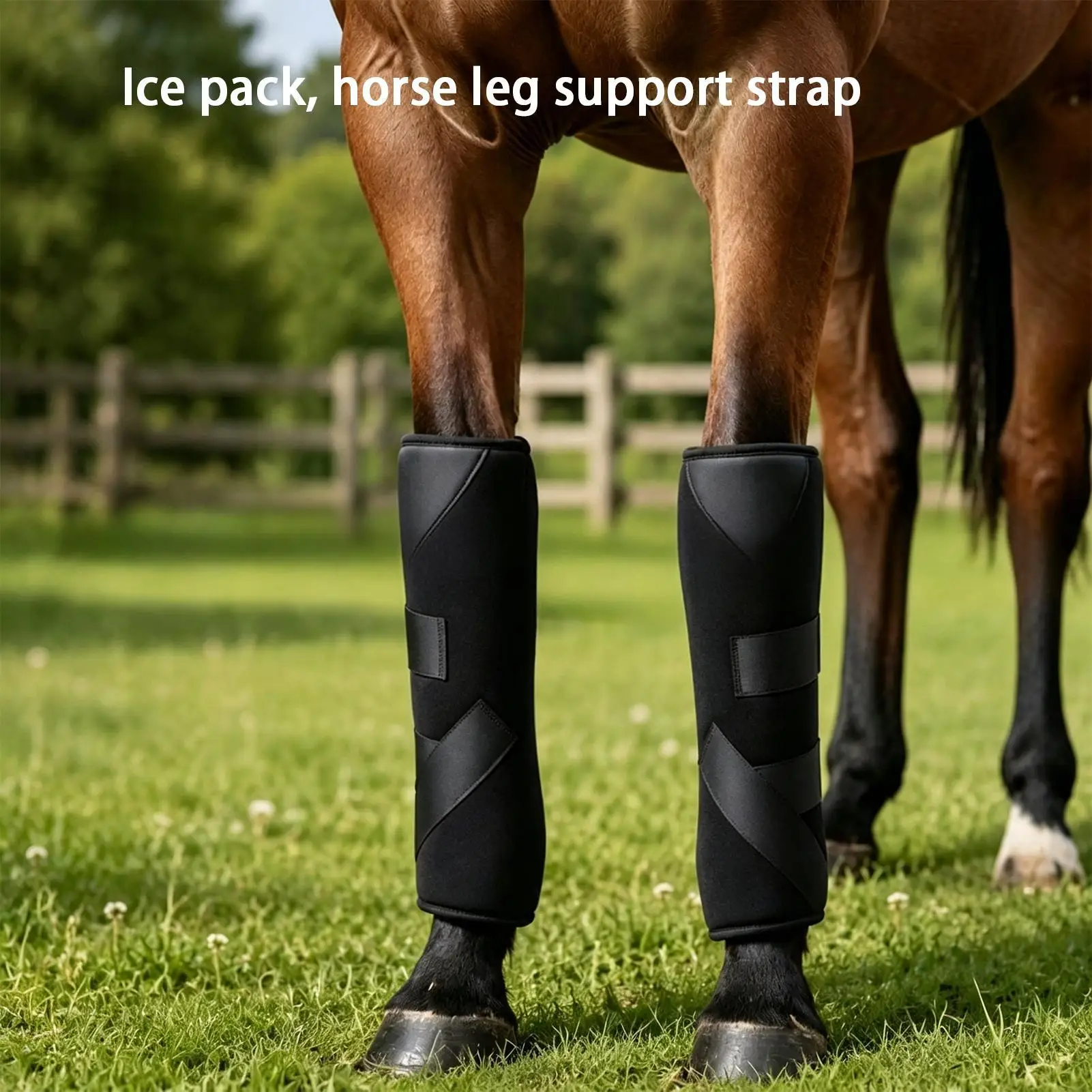 equine-ice-boots-reusable-equine-knee-cool-down-wraps-horse-hock-ice-pack-wrap-for-equestrian-riders-trainers-farmers-stall