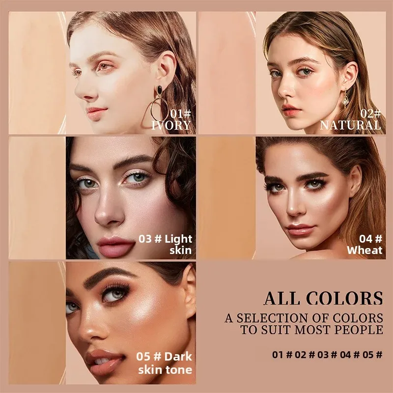 OCHEAL Foundation Stick Contour Brighten Cover Acne Dark Circles Tattoos & Freckles Long Lasting Moisturize Liquid Concealer