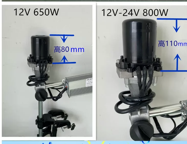 12V 24V 48V 60V 72V Brushless Outboard Motor  Electric Boat Thruster for Fishing Inflatable Boats with High Speed Propeller