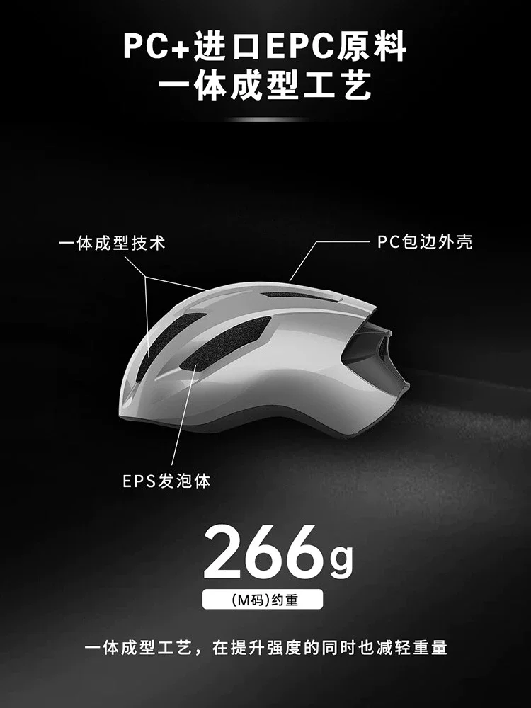 Road Mountain Bike, Riding Helmet Breathable, Wind Breaking Asian Head, Hard Hat